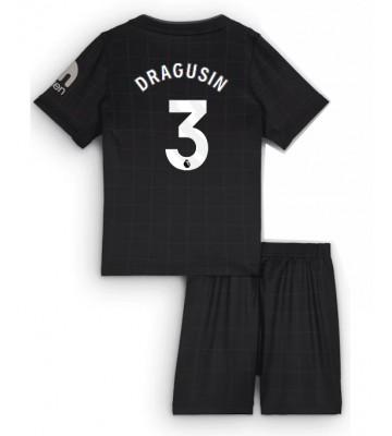 Tottenham Hotspur Radu Dragusin #3 Udebanesæt Børn 2025-26 Kort ærmer (+ korte bukser)